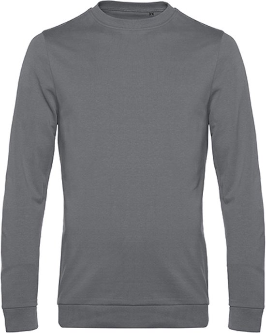 Sweater 'French Terry' B&C Collectie maat 3XL Elephant Grey