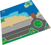 BrickMaps 32333002 - City - Beach - Wegplaat speelmat voor LEGO - Formaat gelijk aan 3x3 LEGO bouwplaat