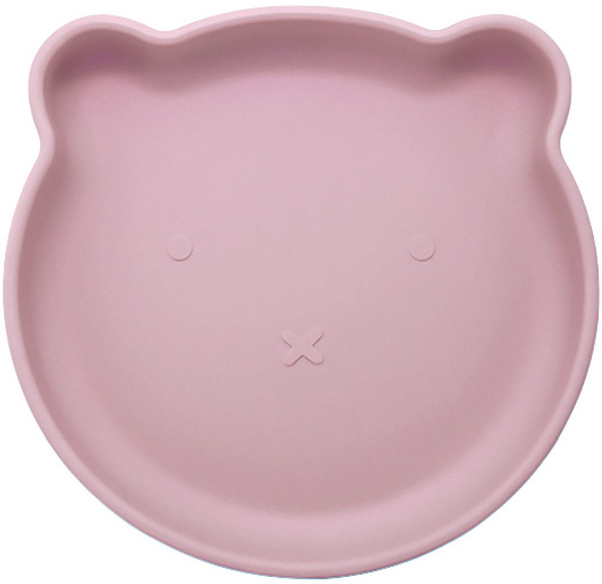 Goedkoopste Dutsi - Beertje Serie - Siliconen Babybord - Beertje Ontwerp - 18 cm - Zachtroze