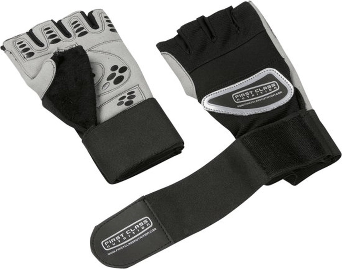 First Class Nutrition - Gloves Wrist Wraps (S) - Fitness handschoenen - Crossfit grips - dames / heren / unisex