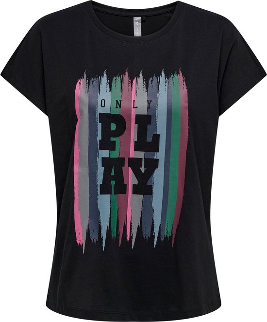 Only Play Paint Life Bat Loose T-shirt Vrouwen
