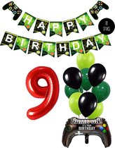 Cijfer Ballon 9 Game Videospel Verjaardag Thema - De Versiering voor de Gamers Birthday Party van Snoes