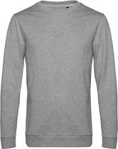 2-Pack Sweater 'French Terry' B&C Collectie maat XS Heather Grijs