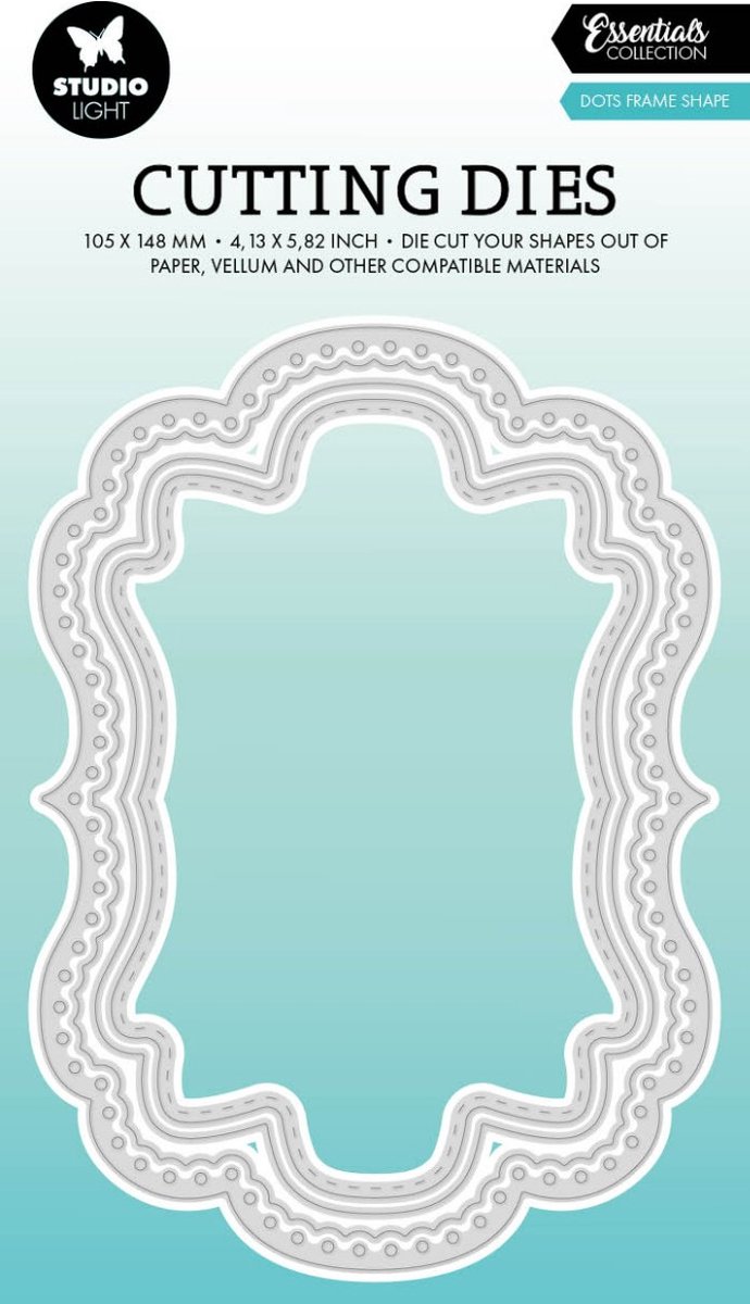 Cutting die Dots frame shape - essentials nr. 715