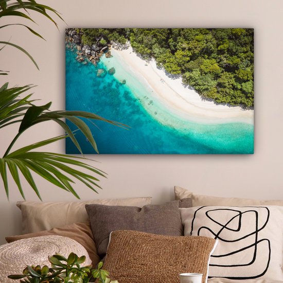 Peintures sur Toile Plage - Pierres - Australie - 150x100 cm - Décoration murale