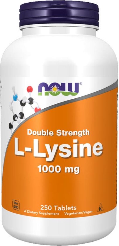 L-Lysine 1000mg Now Foods 250tabl