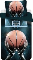 Katoenen basketbalbeddengoed, beddengoed voor een jongen 140cm x 200cm OEKO-TEX