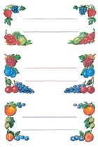 Etiket herma 3784 keuken fruit | Blister a 4 vel | 10 stuks