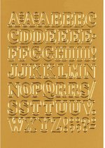 Etiket herma 4183 12mm letters a-z goudfolie 50st | Blister a 1 vel | 10 stuks