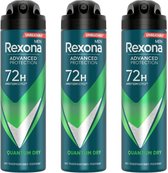 Rexona Men Dry Quantum - 3 x 150 ml