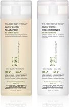 Giovanni Cosmetics - Tea Tree Hair Care Set - Shampoo & Conditioner - 250ml