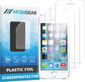 Mobigear Screenprotector geschikt voor Apple iPhone 5 | Mobigear Screenprotector Folie - Case Friendly (3-Pack)