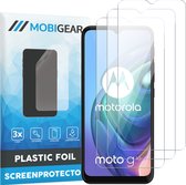 Mobigear - Screenprotector geschikt voor Motorola Moto G10 | Mobigear Screenprotector Folie - Case Friendly (3-Pack)