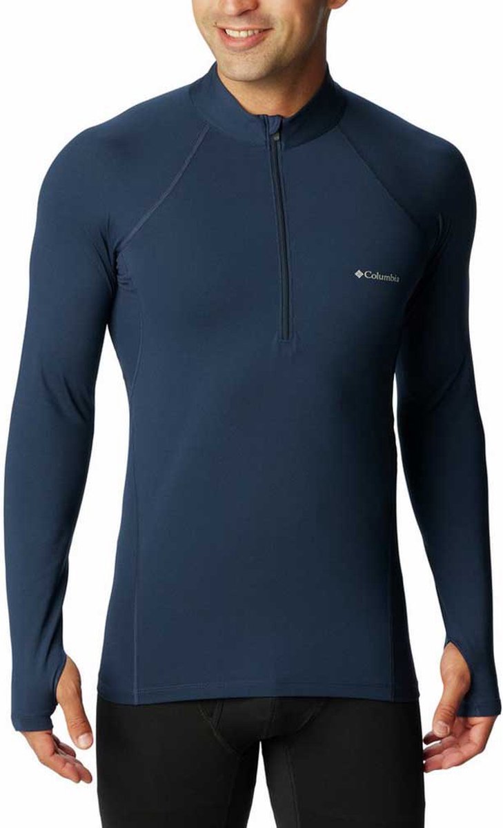 Columbia Midweight Stretch Lange Mouwen Basislaag Blauw S Man