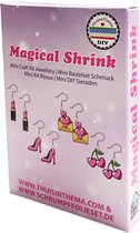 Boucles d'oreilles Krimpie Dinkie Package Pink - Shrink foil Craft package - Feuilles de feuille rétractable - Feuille rétractable Faire de la joaillerie - filles artisanales