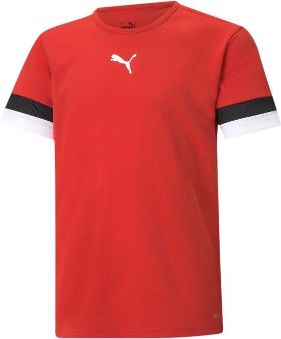 Puma Teamrise Jersey Jr Rood T-Shirt - Sportwear - Kind