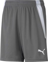 Puma Teamliga Short Kinderen - Grijs | Maat: 152