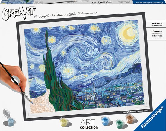 Ravensburger The Starry Night (Van Gogh) - Schilderen op nummer voor