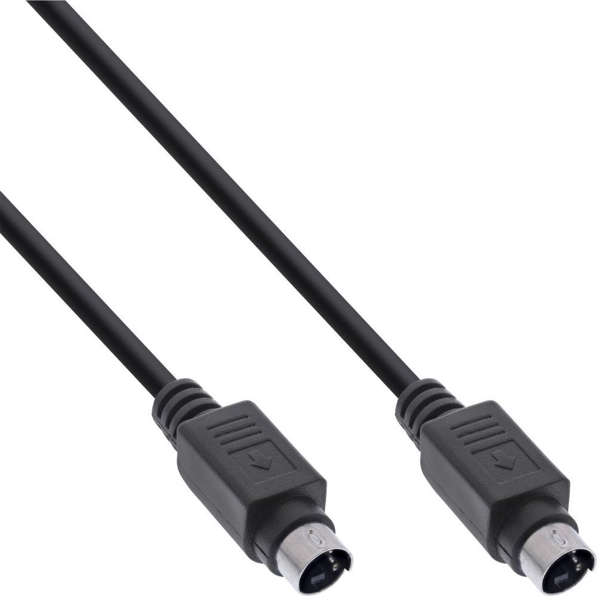 S-Video / S-VHS videokabel / zwart - 1 meter
