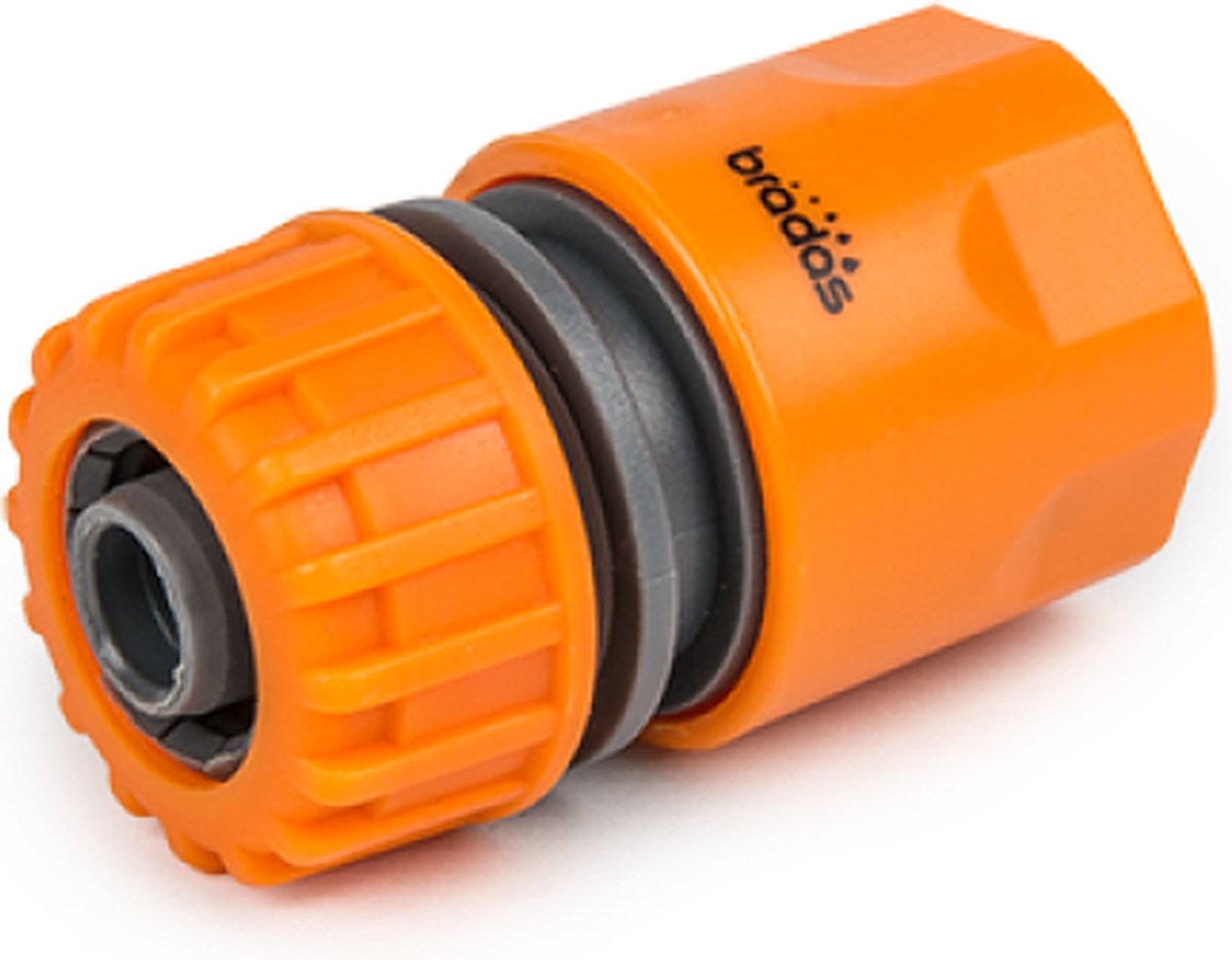 Bradas Gold Line tuinslangkoppeling – 1/2" – Standaard – Duurzaam – Voor snelle slangverbinding