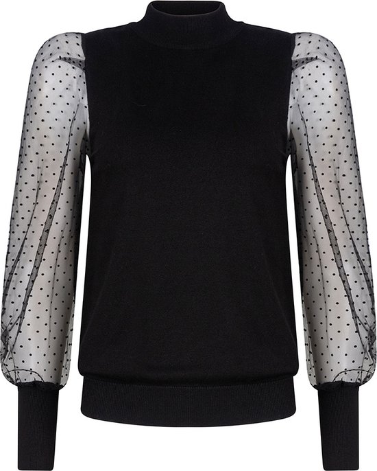 Ydence - Knitted Top Marcie - Zwart