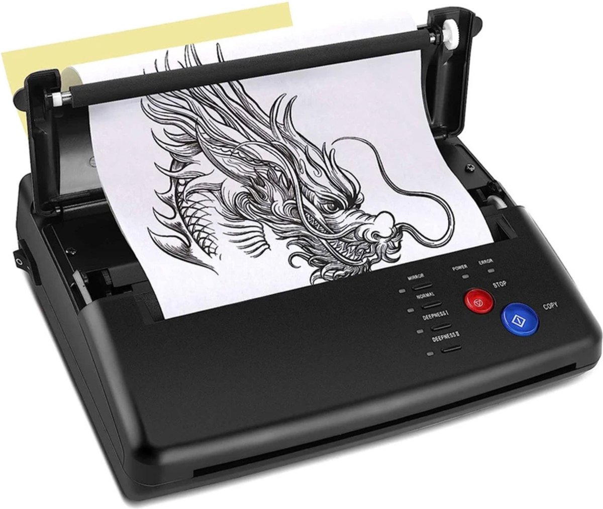 Tattoo Stencil Printer – Tattoo Printer – Thermische Printer - Professionele Thermische Tattoo Printer - Inclusief Transfer Papier
