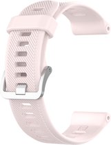 Siliconen bandje - geschikt voor Garmin Forerunner 935 / 945 / 955 / 965 / 745 - licht roze