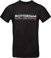 010 CASUALS ROTTERDAM T-SHIRT LEKKER ME EIGE WEZE black