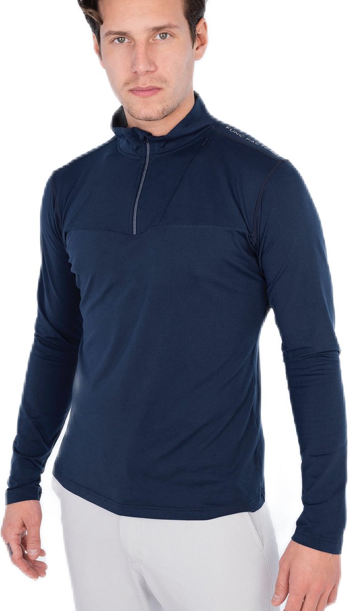 Func Factory mannen Longsleeve Pully Ashton blauw maat XXL van Func Factory — afbeelding 4