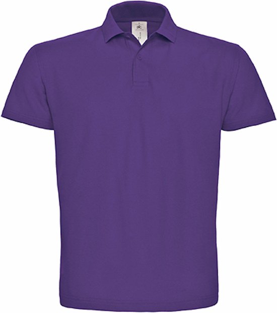 Polo Unisexe 'ID.001' Violet marque B&C Collection taille 4XL