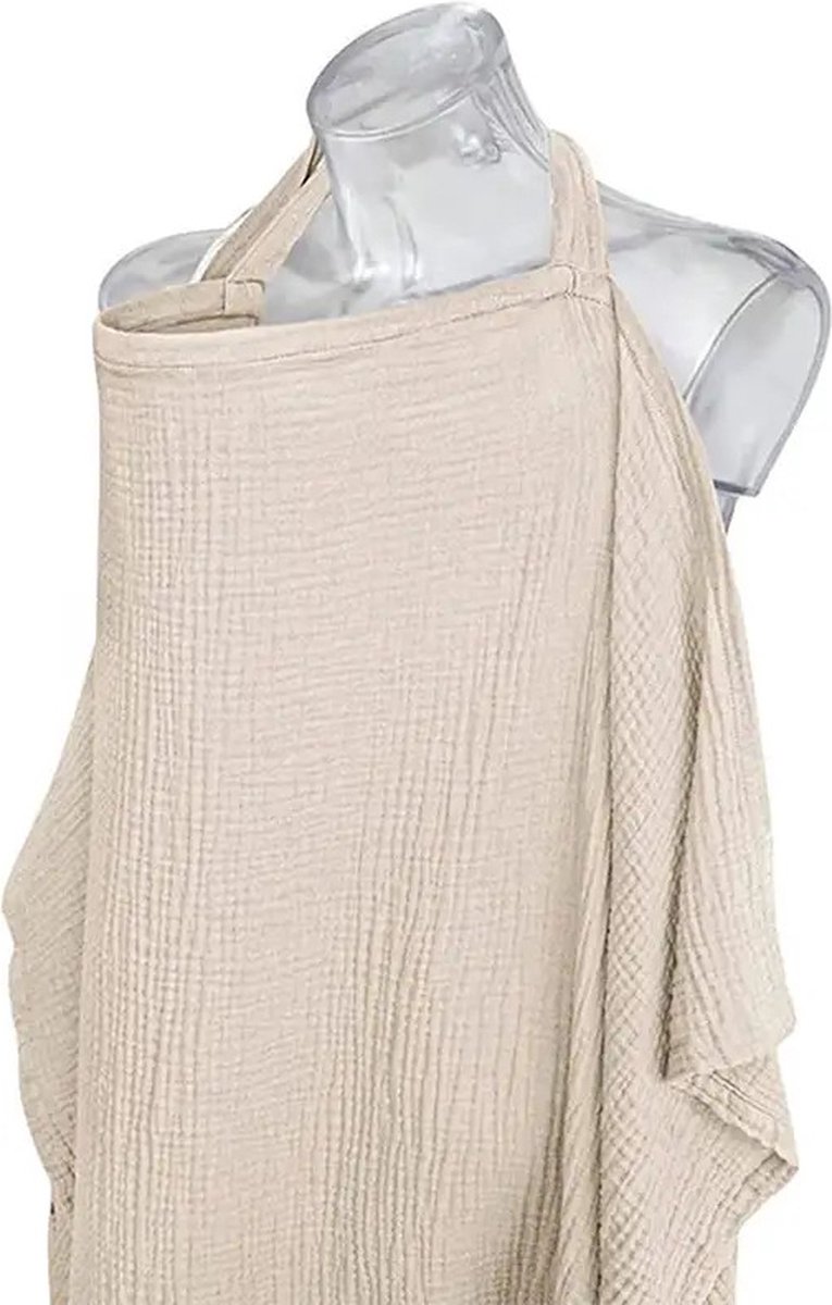 Goedkoopste Hydrofiele Borstvoedingsdoek - Voedingsdoek - Afschermdoek - Taupe