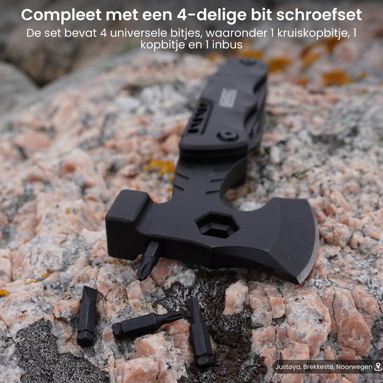 AdroitGoods Multitool Survival Zakmes - Nova X50 - 10 In 1 - Survival mes - Jachtmes - Camping - Kamperen - AdroitGoods