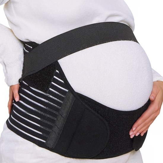 VAIVE Pregnancy Band - Belly Band Grossesse - Enceinte - Bande pelvienne - Post-partum - Feuille de clôture - Cadeau de Grossesse