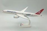 Schaalmodel Turkish Airlines vliegtuig Boeing 787-9 schaal 1:200 lengte 31,40cm