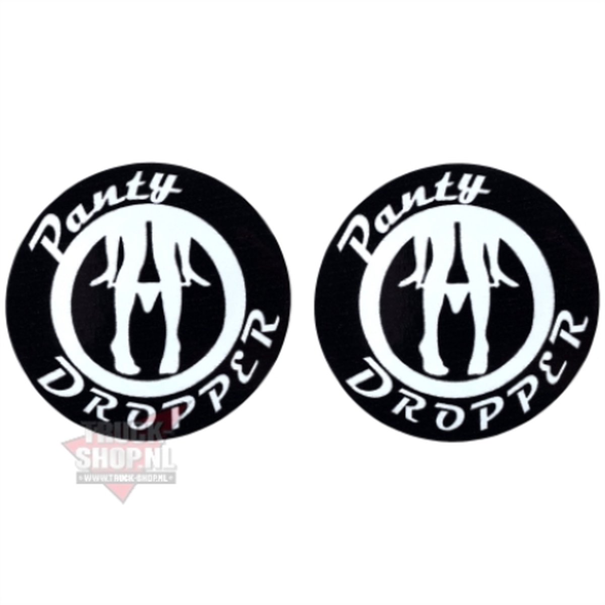 Deurtrede sticker set Panty Dropper