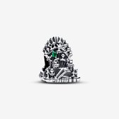 Fler® | Charme pour Bracelet Pandora | Game of Thrones - Le charme du trône de fer | Charme suspendu Charm | Argent sterling 925 | Zircone verte | Multicolore | Bracelet Perle | Amitié, cadeau d'anniversaire, cadeau, cadeau