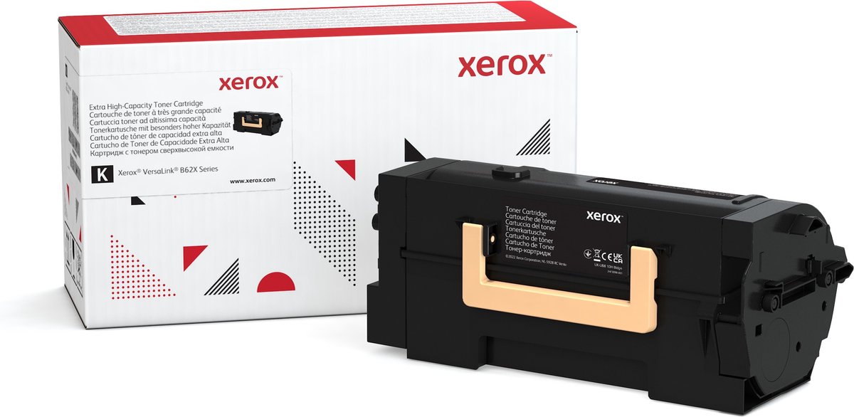 Xerox B620 B625 extra hoge capaciteit tonercartridge ZWART (42.000 pagina's) NA/XE