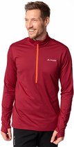 Vaude Livigno Ii T-shirt Met Halve Rits En Lange Mouwen Rood L Man