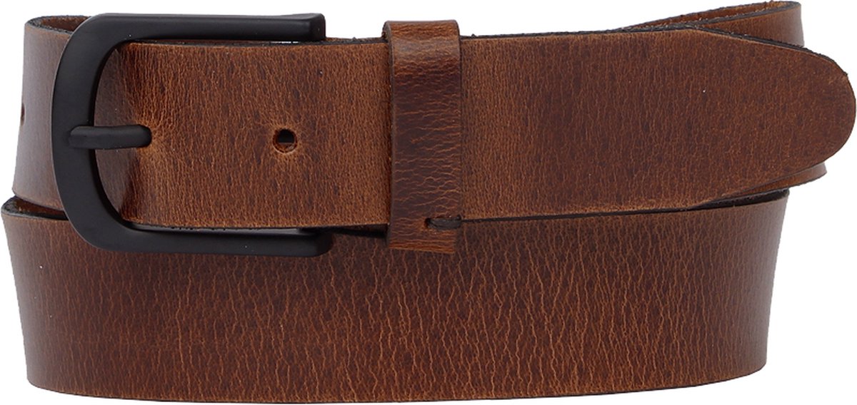 Presly & Sun Heren - Leren riem - Cognac - 95cm