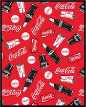 Couverture polaire Coca Cola - Polaire Coral - Couverture - Plaid - 120x150 cm