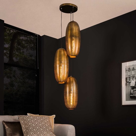 B.K.Licht - Metalen Hanglamp - zwart - voor binnen - industriële - met 1 lichtpunt B.K.Licht - Metalen Hanglamp - zwart - voor binnen - industriële - met 1 lichtpunt