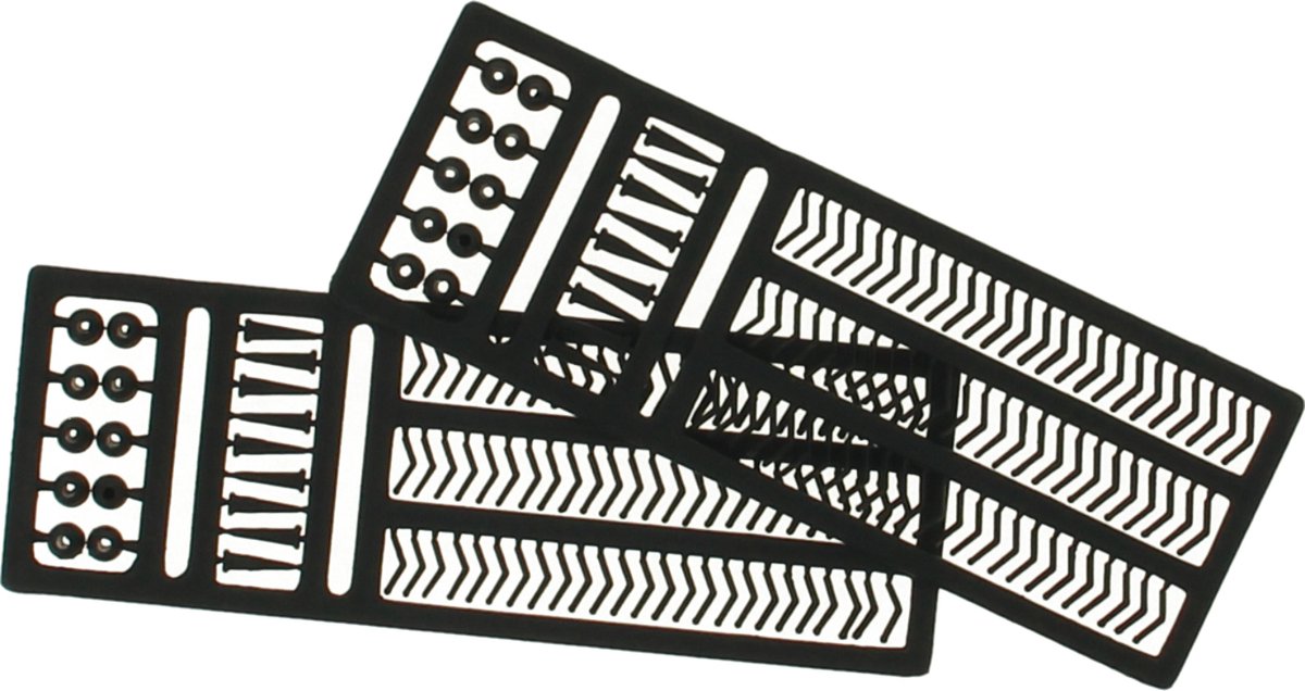 2x boilie - frame - stoppers - boiliestoppers - boilie - hair - rig - zwart