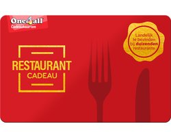 RestaurantCadeau - Cadeaubon - 50 euro + cadeau enveloppe