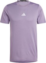 adidas Performance Designed for Training HIIT Workout HEAT.RDY T-shirt - Heren - Paars- XS