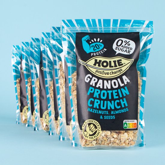 Holie Granola Protein Crunch Ontbijtgranen 350g x6 bol