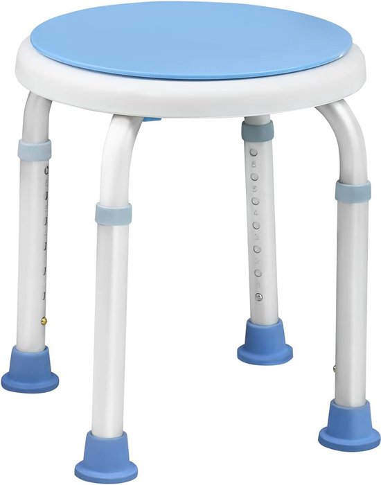 Douche Kruk Douche Stoel Hoogte Verstelbaar 3651 cm en 360° Draaibare