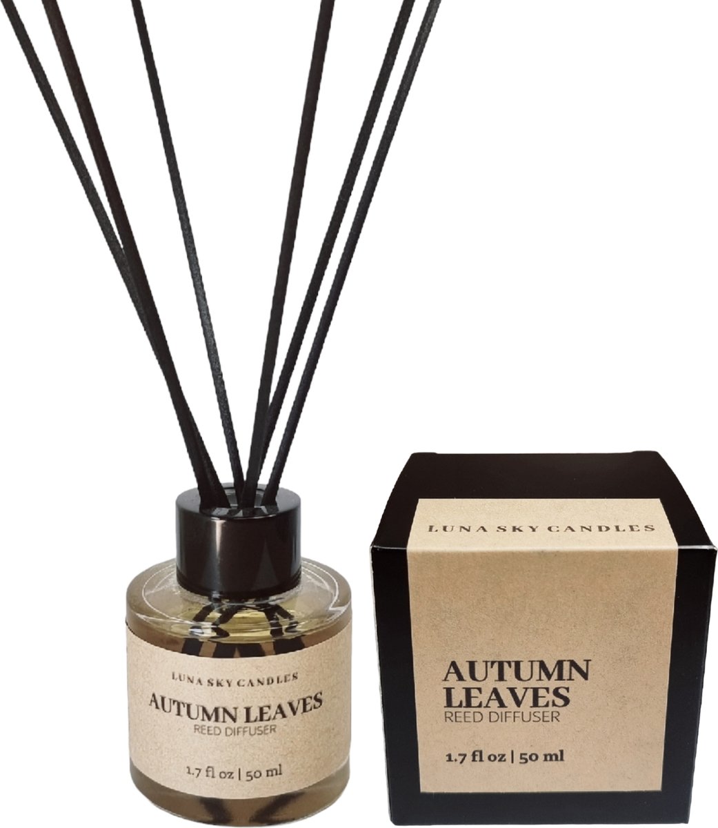 Luna Sky Candles | Reed Diffuser | Geurstokjes | Autumn Leaves