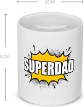 Akyol - superdad Spaarpot - Papa - supervader - vader cadeautjes - vaderdag - verjaardagscadeau - verjaardag - cadeau - geschenk - kado - gift - vader artikelen - 350 ML inhoud