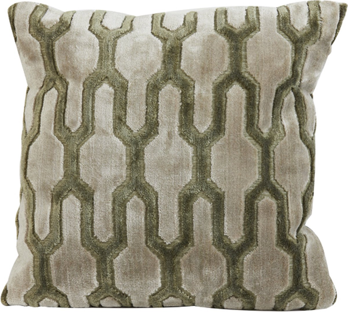 Kussen JEMBANA - 45x45cm - Groen