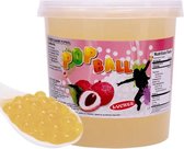 Damsouq® Pinshan Pop Balls (Bubble Tea balls) - Lychee smaak - 950 Gram - Maak je eigen Bubble Tea drinken! (Boba drink)